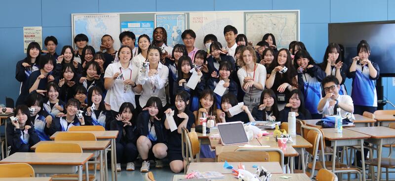 地理探究の授業の様子です。